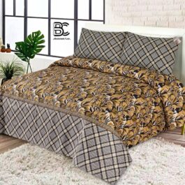 Gul Ahmed – King Cotton Bed Sheet Set 3 Pcs (Design BZF – 272)