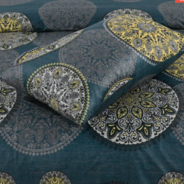 Gul Ahmed – King Cotton Bed Sheet Set 3 Pcs (Design BZF – 277)