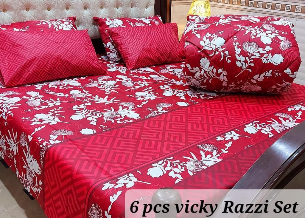 Winter Quilt Set – Viki Razai Set 6 Piece (Design SJQ-1005)