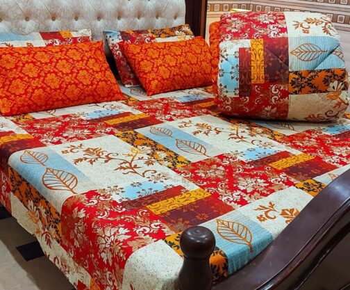 Winter Quilt Set - Viki Razai Set 6 Piece (Design SJQ-1002)
