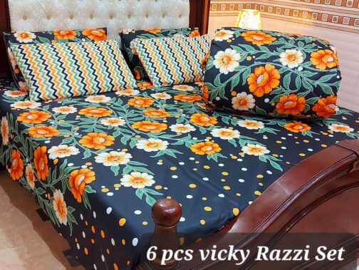 Winter Quilt Set - Viki Razai Set 6 Piece (Design SJQ-1009)