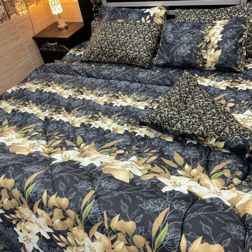 Winter Quilt Set - Viki Razai Set 6 Piece (Design SJQ-1010) - Image 2