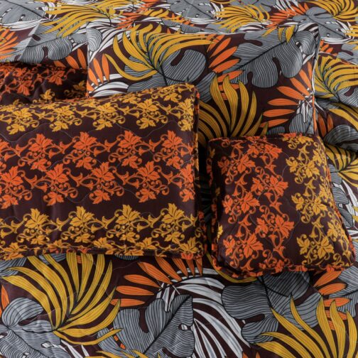King Size Cotton Comforter Set (7 Piece) {Design SJC - 301} - Image 3