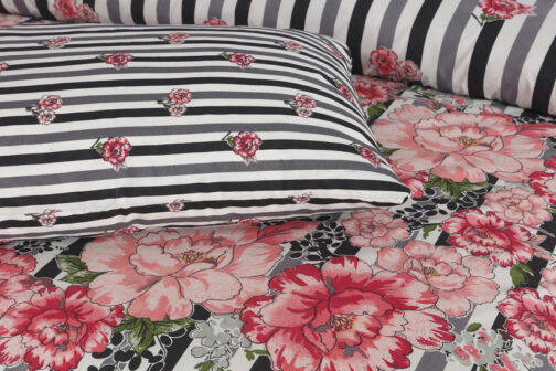 Gul Ahmed - King Cotton Bed Sheet Set 3 Pcs (Design SJB - 058) - Image 2