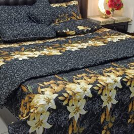King Size Cotton Comforter Set (7 Pcs) {Design SJC-028}