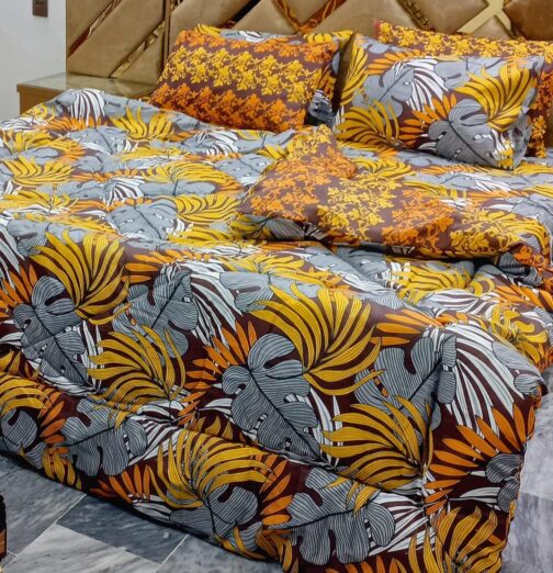 Winter Quilt Set - Viki Razai Set 6 Piece (Design SJQ-1043)