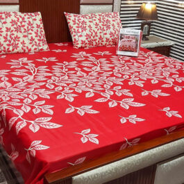 Gul Ahmed – King Cotton Bed Sheet Set 3 Pcs (Design SJB – 063)
