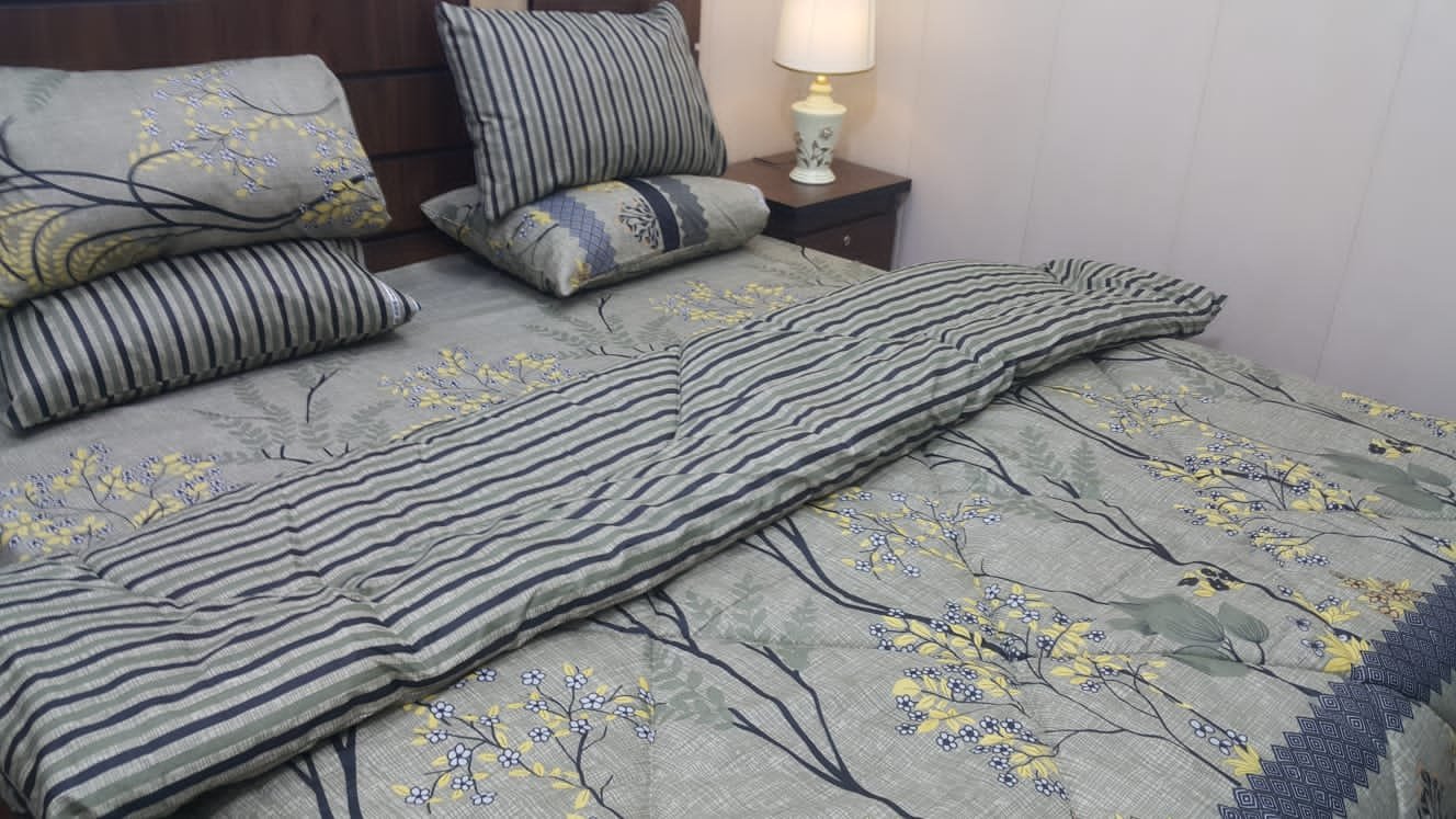 Winter Quilt Set – Viki Razai Set 6 Piece (Design SJQ-1051)