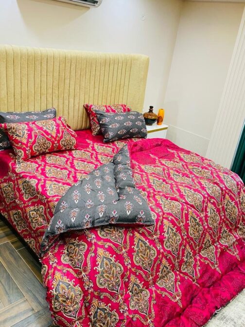 Winter Quilt Set - Viki Razai Set 6 Piece (Design SJQ-10012)