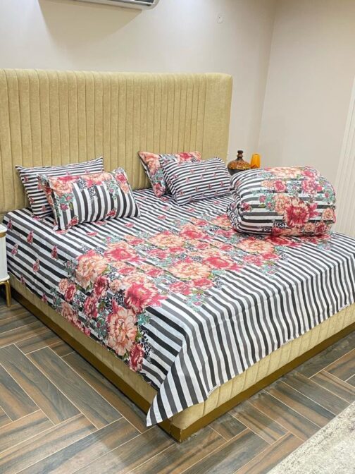 Winter Quilt Set - Viki Razai Set 6 Piece (Design SJQ-10013) - Image 2