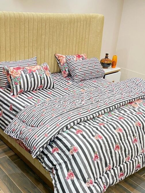 Winter Quilt Set - Viki Razai Set 6 Piece (Design SJQ-10013) - Image 3