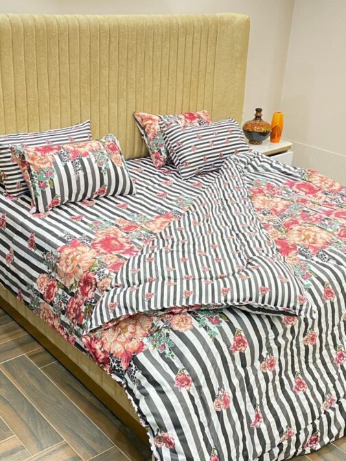 Winter Quilt Set - Viki Razai Set 6 Piece (Design SJQ-10013)