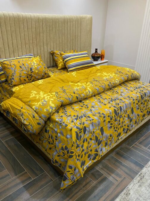 Winter Quilt Set - Viki Razai Set 6 Piece (Design SJQ-10014) - Image 3