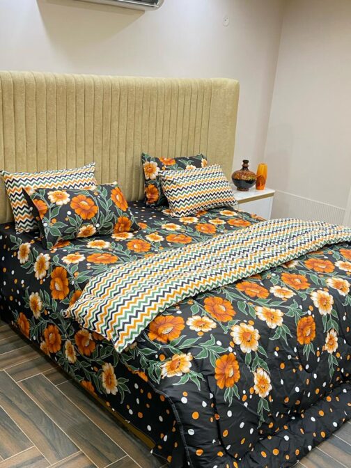 Winter Quilt Set - Viki Razai Set 6 Piece (Design SJQ-10016) - Image 3