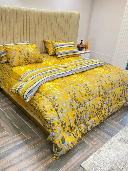 Winter Quilt Set - Viki Razai Set 6 Piece (Design SJQ-10014) - Image 4