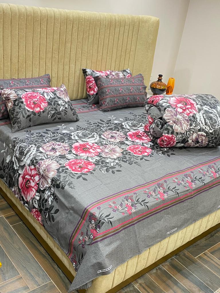 Winter Quilt Set – Viki Razai Set 6 Piece (Design SJQ-10019)
