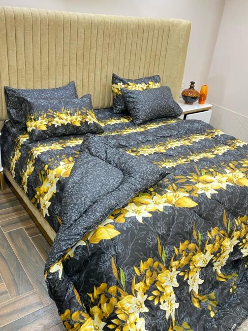 Winter Quilt Set - Viki Razai Set 6 Piece (Design SJQ-10018)