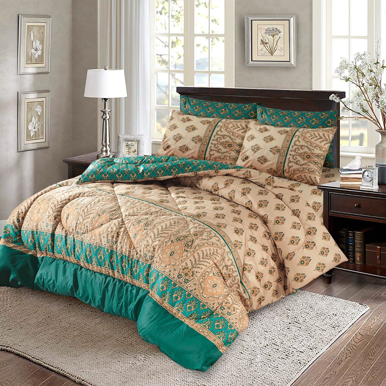 Winter Quilt Set – Viki Razai Set 6 Piece (Design SJQ-1064)