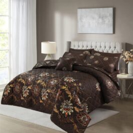 King Size Cotton Comforter Set (7 Pcs) {Design SJC – 1121}