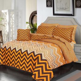 King Size Cotton Comforter Set (7 Pcs) {Design SJC – 1106}