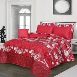 King Size Cotton Comforter Set (7 Pcs) {Design SJC – 1099}