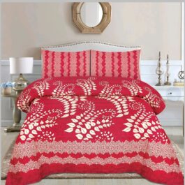Gul Ahmed – King Cotton Bed Sheet Set 3 Pcs (Design BZF – 329)