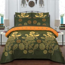 Gul Ahmed – King Cotton Bed Sheet Set 3 Pcs (Design BZF – 338)