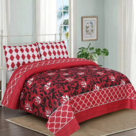 Gul Ahmed – King Cotton Bed Sheet Set 3 Pcs (Design BZF – 351)
