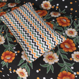 Gul Ahmed – King Cotton Bed Sheet Set 3 Pcs (Design BZF – 371)