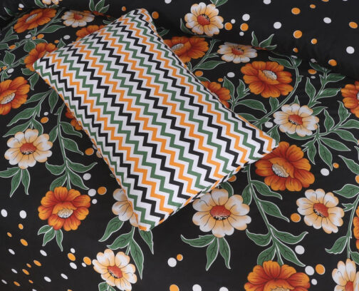 Gul Ahmed - King Cotton Bed Sheet Set 3 Pcs (Design BZF - 371) - Image 2