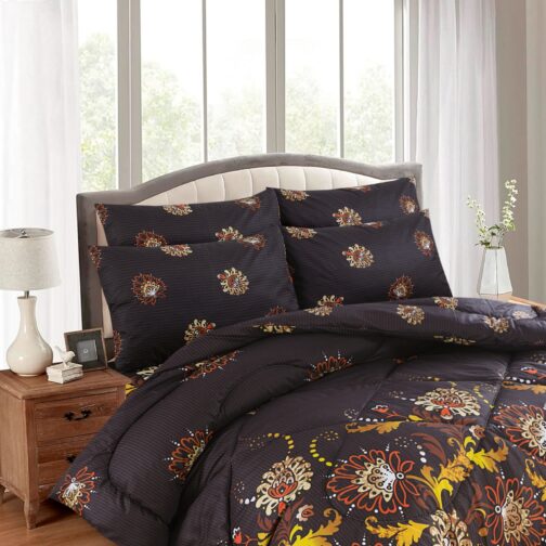 Winter Quilt Set - Viki Razai Set 6 Piece (Design SJQ-1084) - Image 3