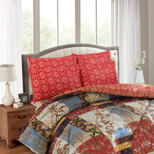 Winter Quilt Set - Viki Razai Set 6 Piece (Design SJQ-1083) - Image 3