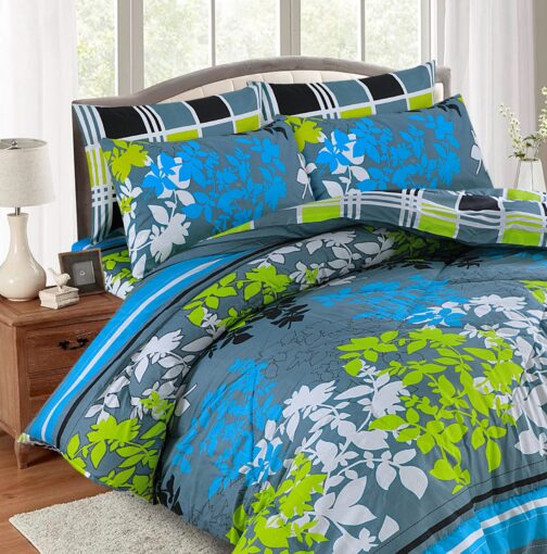 Winter Quilt Set - Viki Razai Set 6 Piece (Design SJQ-1085) - Image 3