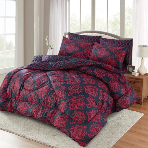 Winter Quilt Set - Viki Razai Set 6 Piece (Design SJQ-1073)