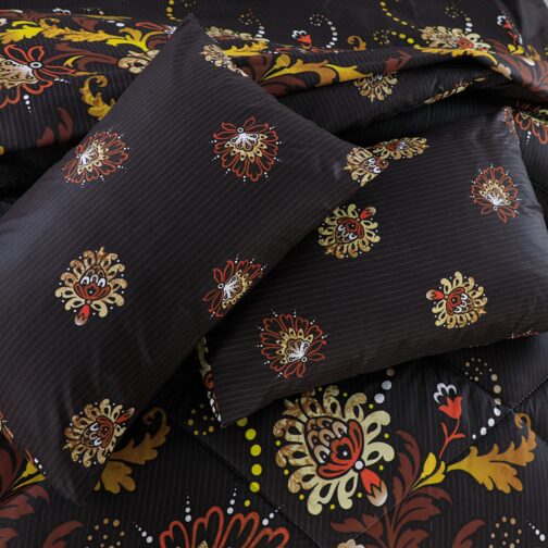 Winter Quilt Set - Viki Razai Set 6 Piece (Design SJQ-1084) - Image 2