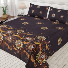 Gul Ahmed – King Cotton Bed Sheet Set 3 Pcs (Design BZF – 381)