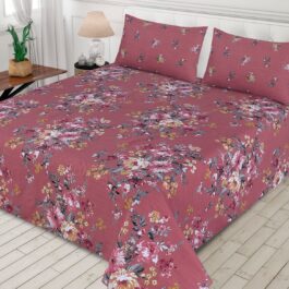 Gul Ahmed – King Cotton Bed Sheet Set 3 Pcs (Design BZF – 354)