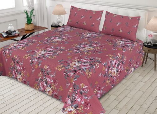 Gul Ahmed - King Cotton Bed Sheet Set 3 Pcs (Design BZF - 354)