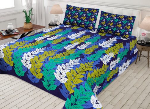 Gul Ahmed - King Cotton Bed Sheet Set 3 Pcs (Design BZF - 358)