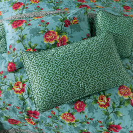 King Size Cotton Comforter Set (7 Pcs) {Design SJC – 1140}