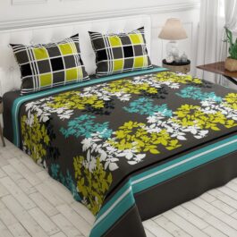 Gul Ahmed – King Cotton Bed Sheet Set 3 Pcs (Design BZF – 389)