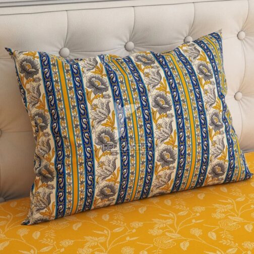 Gul Ahmed - King Cotton Bed Sheet Set 3 Pcs (Design BZF - 384) - Image 3