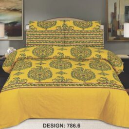 Gul Ahmed – King Cotton Bed Sheet Set 3 Pcs (Design BZF – 394)