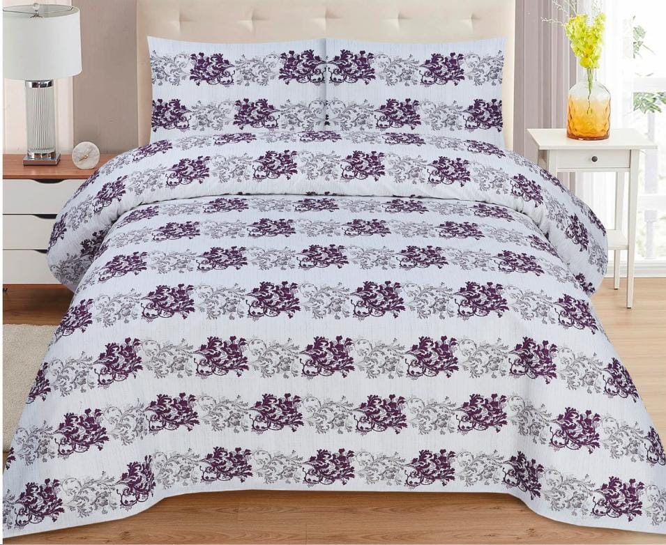 Khaddi – King Cotton Bed Sheet Set 3 Pcs (Design BZF – 439)