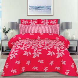 Gul Ahmed – King Cotton Bed Sheet Set 3 Pcs (Design BZF – 448)