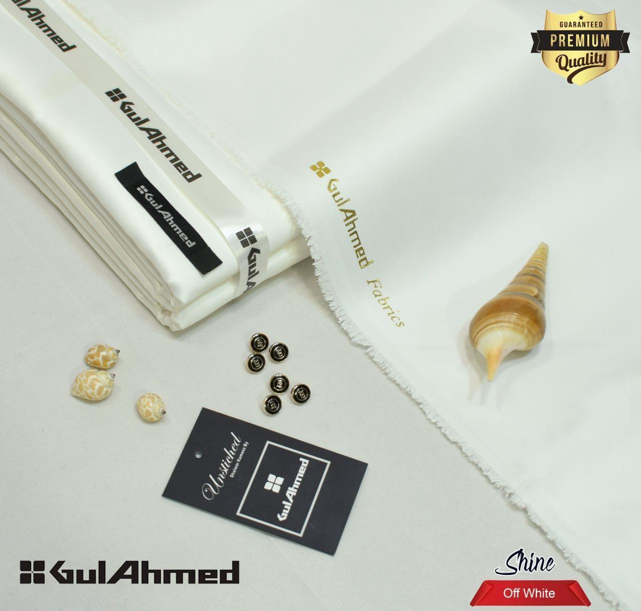 Gul Ahmad Wash-N-Wear Fabric (Design SJ-2605)