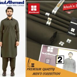 Gul Ahmad Wash-N-Wear Fabric (Design SJ-2622)