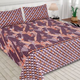 Gul Ahmed – King Cotton Bed Sheet Set 3 Pcs (Design BZF – 471)