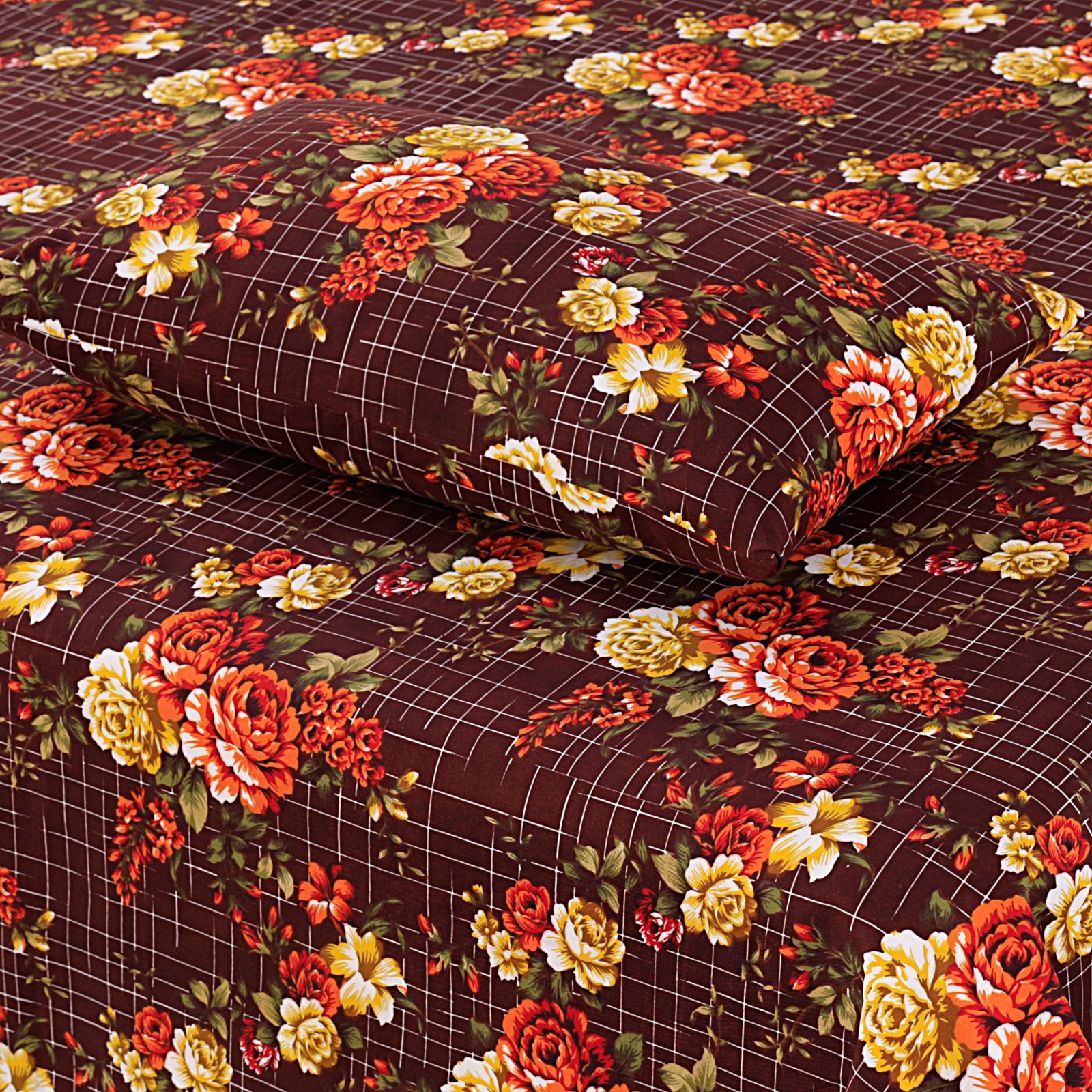 Crystal Cotton (Cotton Satin) – Bedsheet Set [Design BS-3724]