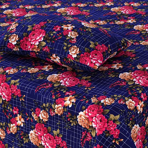 Crystal Cotton (Cotton Satin) – Bedsheet Set [Design BS-3725] - Image 2